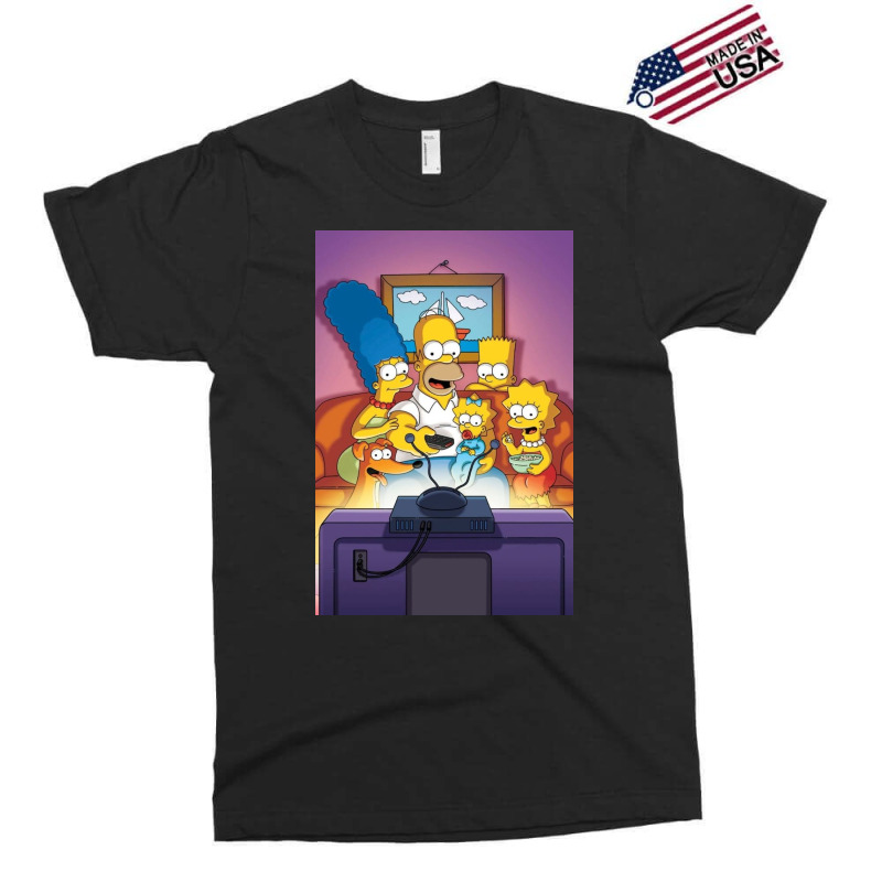 The Simpsons Family Exclusive T-shirt by arcanadsg | Artistshot