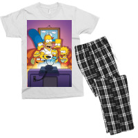 The Simpsons Family Men's T-shirt Pajama Set | Artistshot