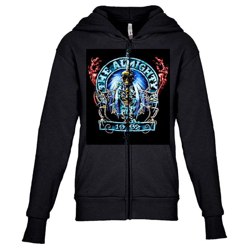 The Almighty, Donington Park 1992, The Almighty, Donington, Park, 1992 Youth Zipper Hoodie by cm-arts | Artistshot