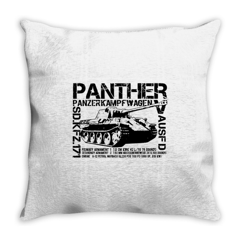 Panther Quote Throw Pillow | Artistshot