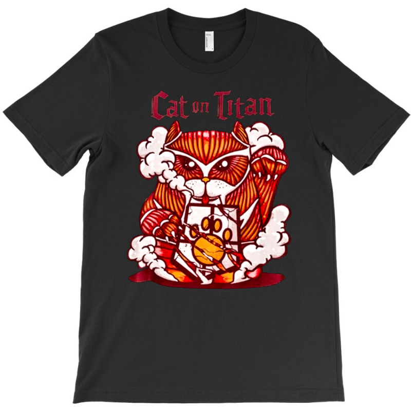 Cat On Titan, Cat, Titan, Cat On Titans, Cat On Titan Vintage, Cat On  T-shirt | Artistshot