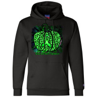 Neural Tube Defects Awareness   Leopard Pumpkin Ribbon T Shirt Champion Hoodie | Artistshot