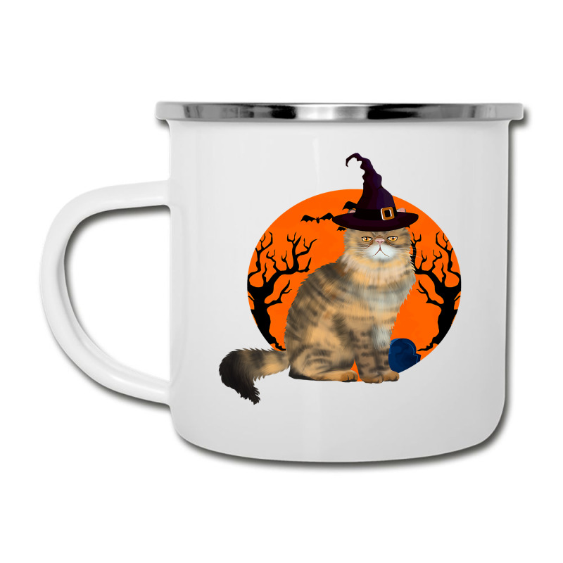 Halloween People Giving Me Peace Hand Skeleton Skull Creeps Halloween Camper Cup | Artistshot