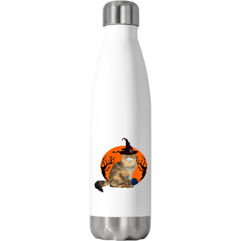 Halloween People Giving Me Peace Hand Skeleton Skull Creeps Halloween Stainless Steel Water Bottle | Artistshot