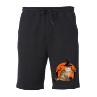 Halloween People Giving Me Peace Hand Skeleton Skull Creeps Halloween Fleece Short | Artistshot