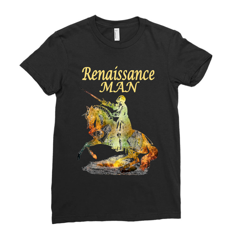 Summer Festivals Renaissance Man Knighthorse Classic Ladies Fitted T-Shirt by trokeryth | Artistshot