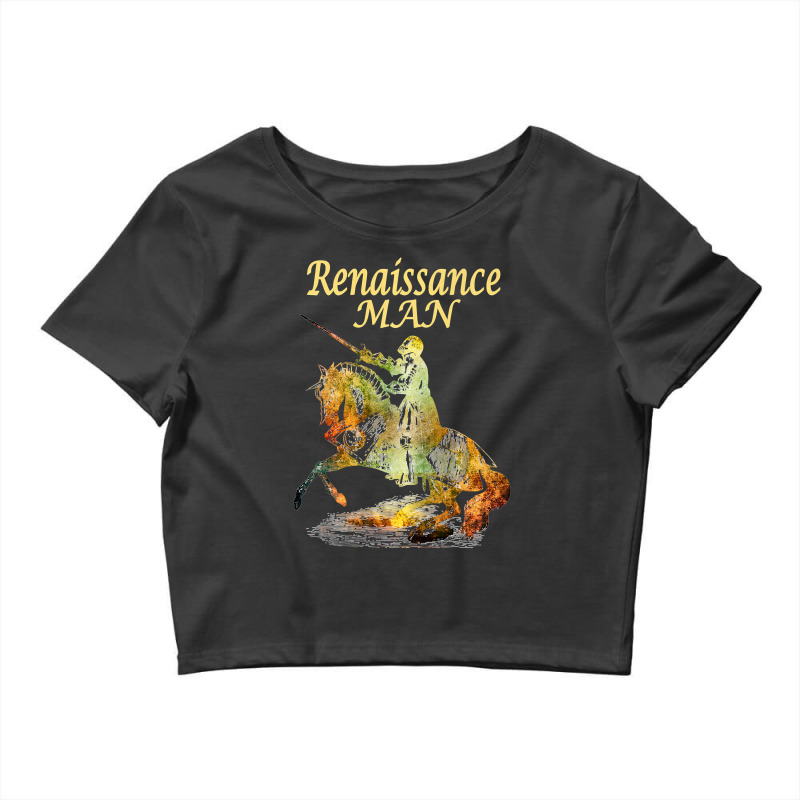 Summer Festivals Renaissance Man Knighthorse Classic Crop Top by trokeryth | Artistshot