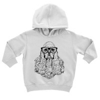 Womens Hipster American Cocker Spaniel In Nerd Glasses Dog V Neck T Sh Toddler Hoodie | Artistshot