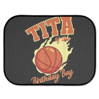 Tita Of The Birthday Boy Basketball Family Bday Party Rear Car Mat | Artistshot