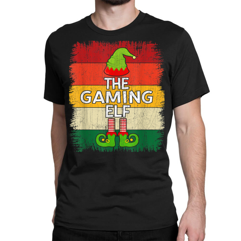 The Gaming Elf Matching Group Christmas Party Pajama Classic T-shirt | Artistshot