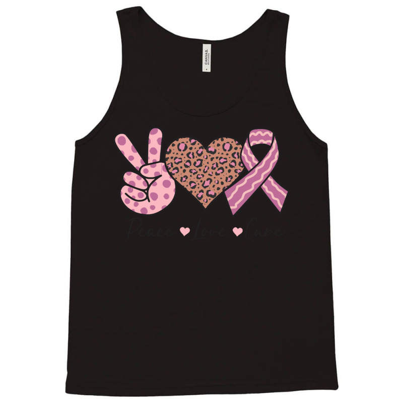 Peace Love Cure T Shirt Tank Top | Artistshot