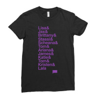 Vanderpump Rules Names Standard Short Sleeve Ladies Fitted T-shirt | Artistshot