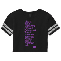 Vanderpump Rules Names Standard Short Sleeve Scorecard Crop Tee | Artistshot