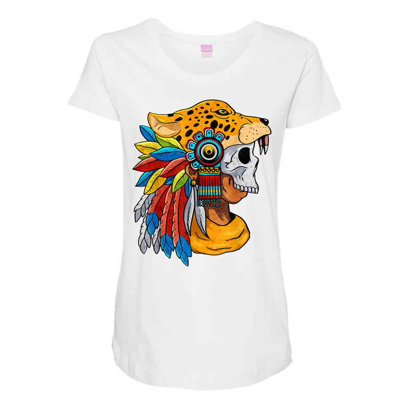 Quetzalcoatl Skull Aztec Warrior Mayan Inca Toltec T Shirt Maternity Scoop Neck T-shirt by cm-arts | Artistshot