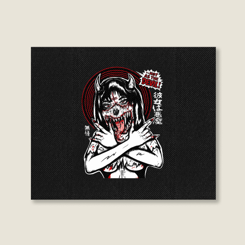 Hot As The Devil, Hot, As, The, Devil, Hot As The Devils, Hot As The D Landscape Canvas Print | Artistshot