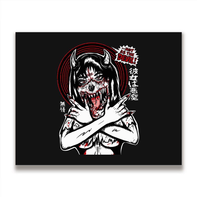 Hot As The Devil, Hot, As, The, Devil, Hot As The Devils, Hot As The D Metal Print Horizontal | Artistshot