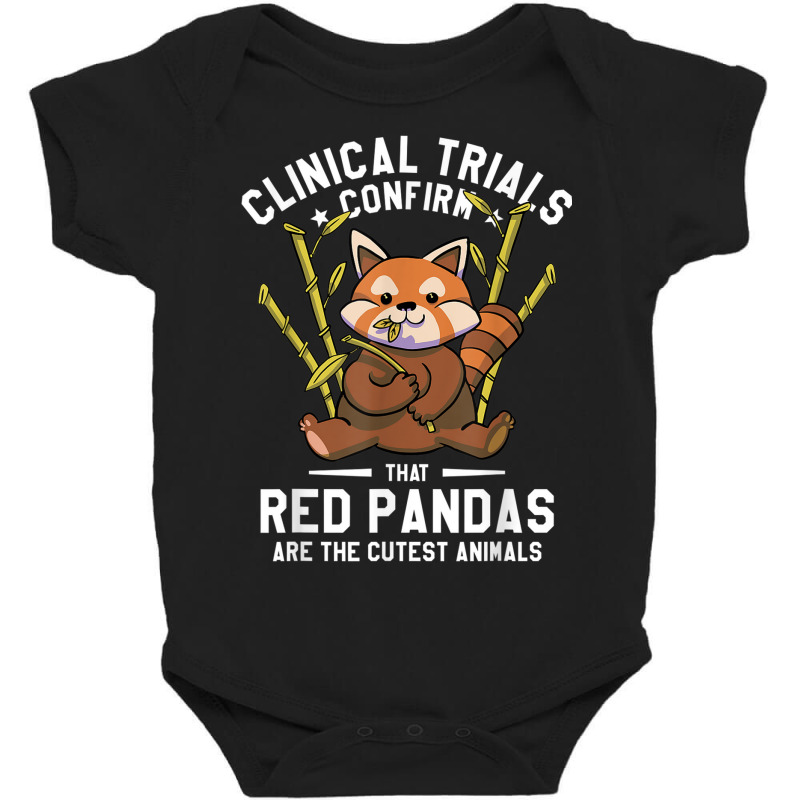 Clinical Trials Confirm That Red Pandas Are The Cutest Baby Bodysuit | Artistshot