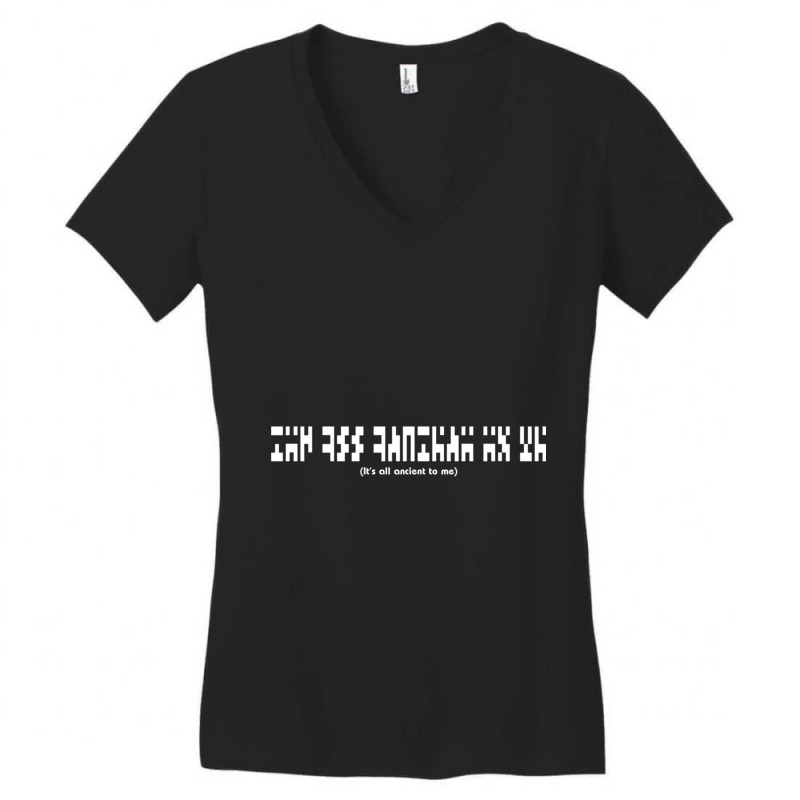 It_s All Ancient To Me Women's V-Neck T-Shirt by cm-arts | Artistshot