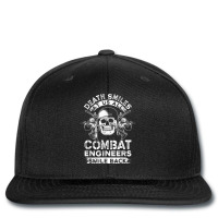 Combat Engineer Smiles Usa Military Sapper Printed Hat | Artistshot