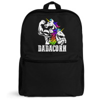 Dadacorn Fathers Day Gift For Dad Of Unicorn Daughter Backpack | Artistshot