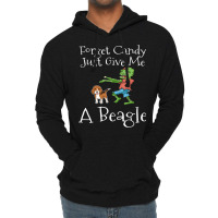 Forget Candy Just Give Me A Beagle Funny Halloween Zombie Lightweight Hoodie | Artistshot