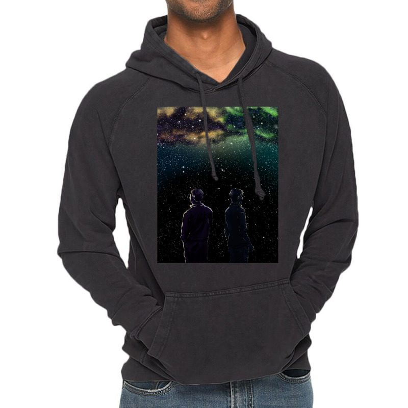 John And Rodney - A Galaxy Away Vintage Hoodie by cm-arts | Artistshot