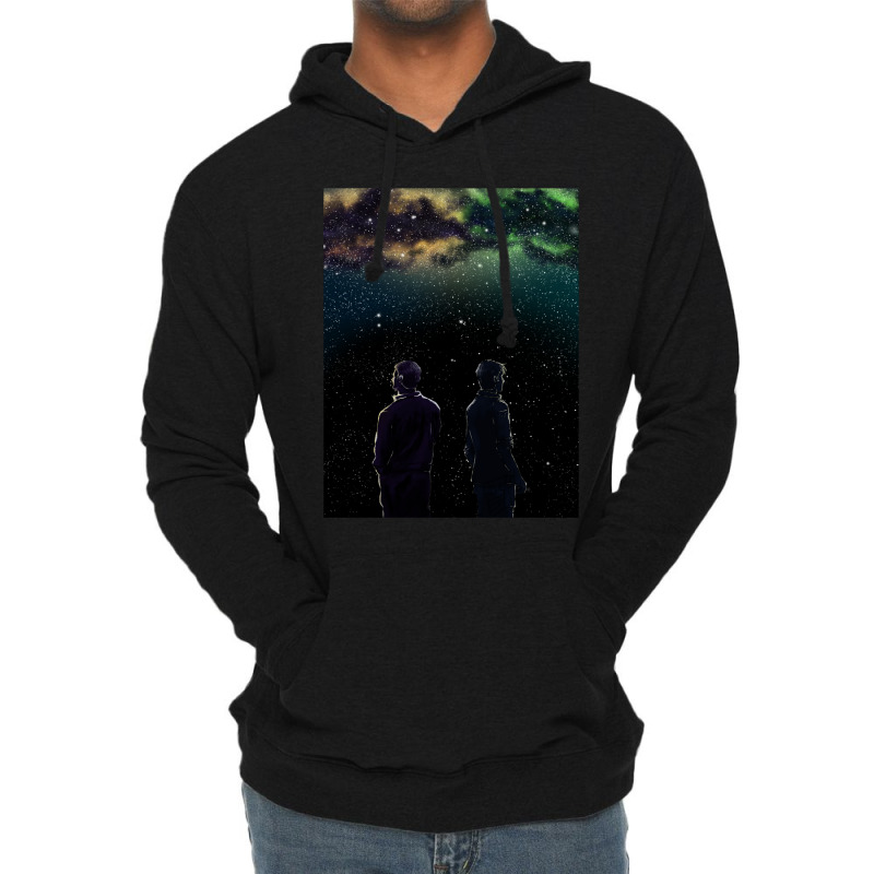 John And Rodney - A Galaxy Away Lightweight Hoodie by cm-arts | Artistshot