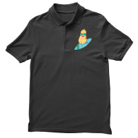 Butternut Squash Surfing In The Water Men's Polo Shirt | Artistshot