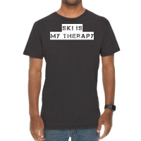 Ski   Ski Is My Therapy T Shirt Vintage T-shirt | Artistshot