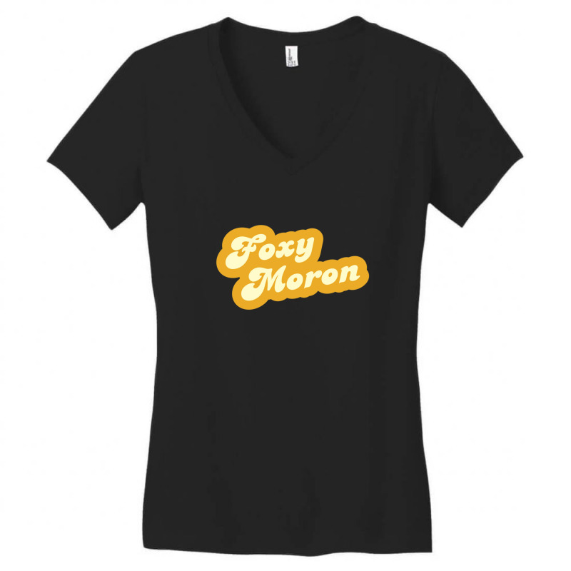 Foxy Moron – Kath & Kim Women's V-Neck T-Shirt by LizbethJones | Artistshot