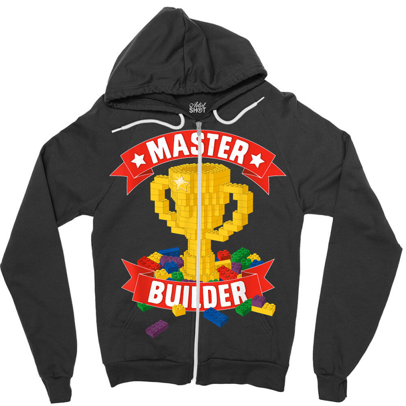 Master Builder Building Blocks Zipper Hoodie | Artistshot