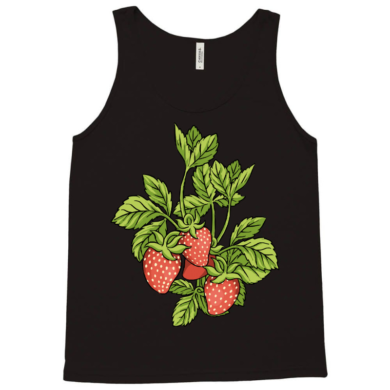 Strawberry Plant Strawberries T Shirt Tank Top | Artistshot