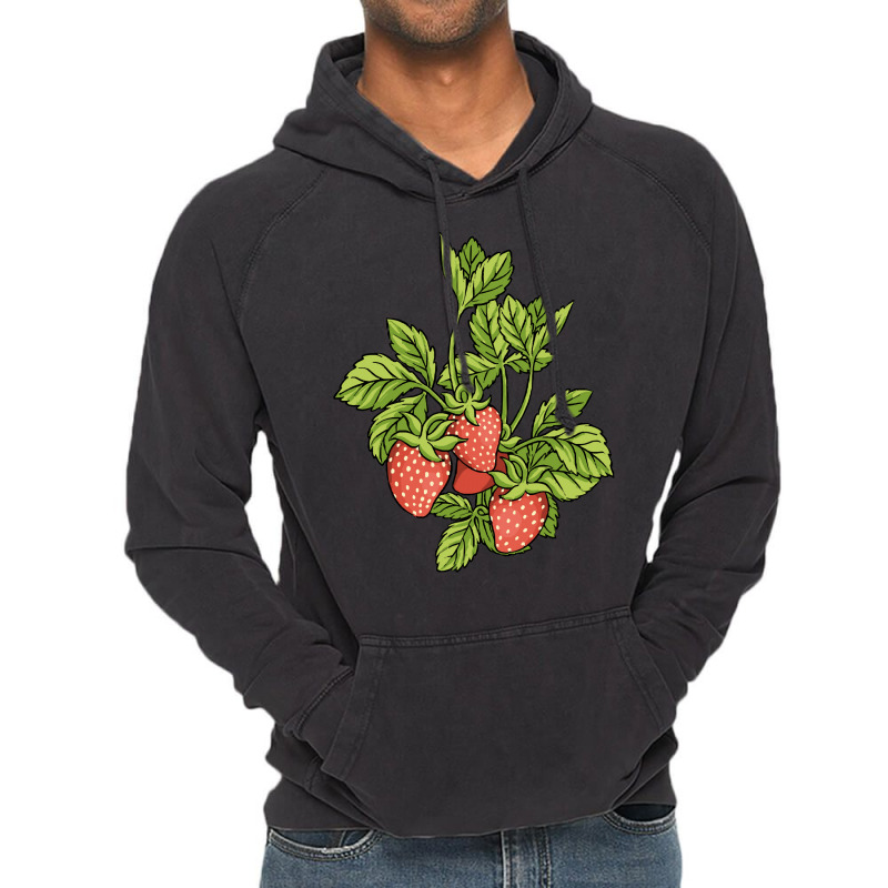 Strawberry Plant Strawberries T Shirt Vintage Hoodie | Artistshot