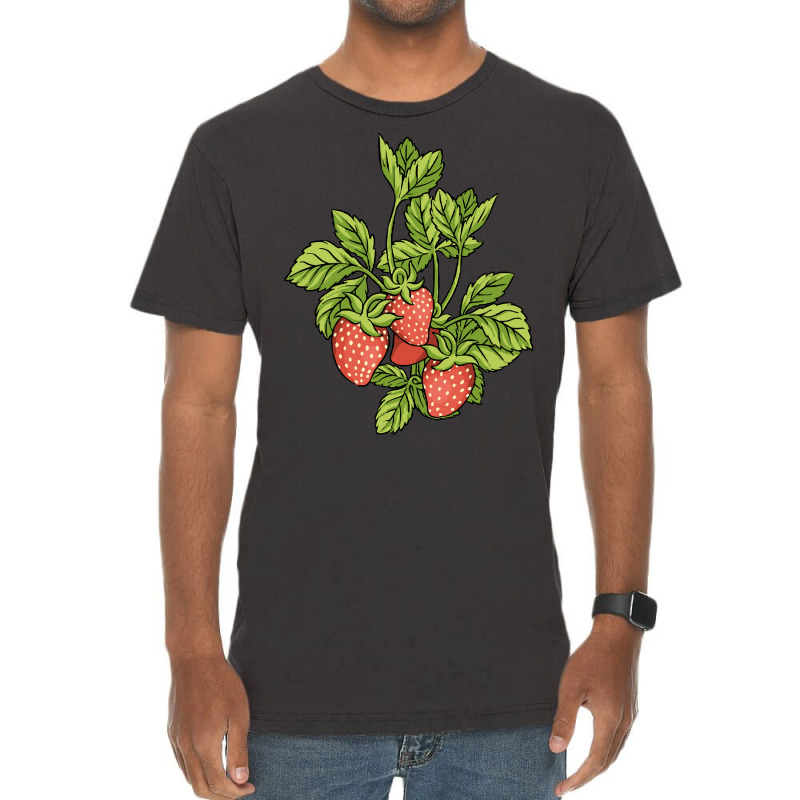 Strawberry Plant Strawberries T Shirt Vintage T-shirt | Artistshot