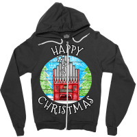 Christmas Church Organist Zipper Hoodie | Artistshot