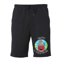 Christmas Church Organist Fleece Short | Artistshot