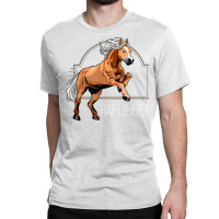 Haflinger Rider Horse Pony Riding T Shirt Classic T-shirt | Artistshot