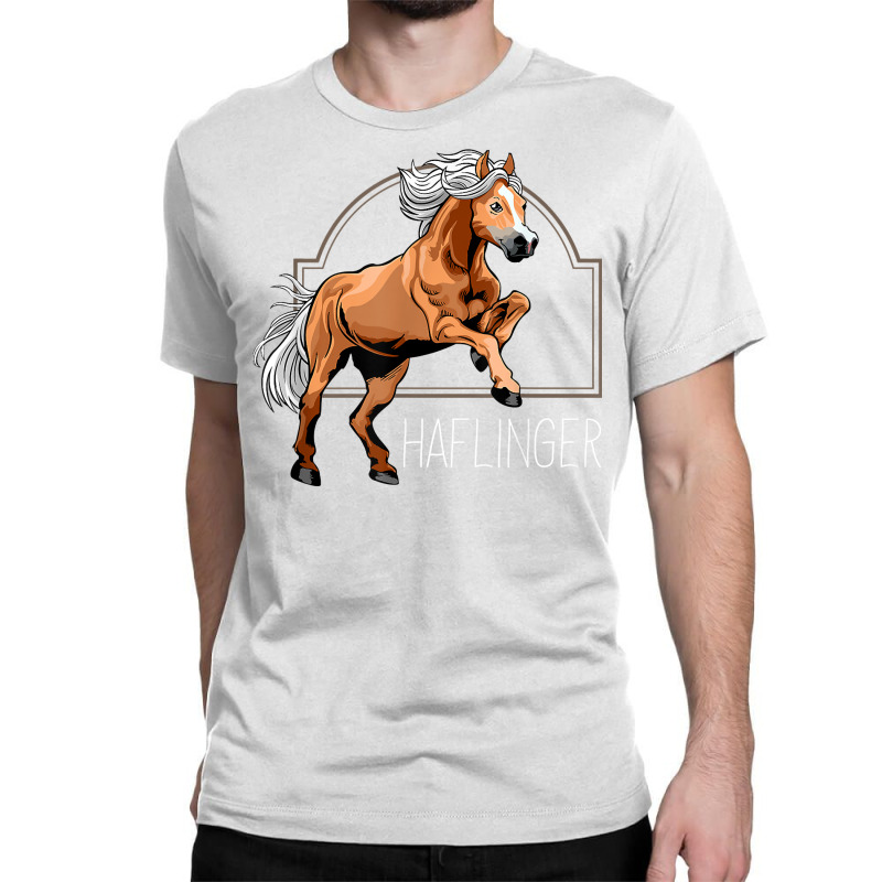 Haflinger Rider Horse Pony Riding T Shirt Classic T-shirt | Artistshot