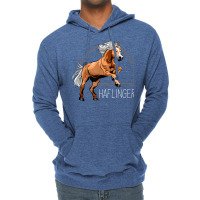 Haflinger Rider Horse Pony Riding T Shirt Lightweight Hoodie | Artistshot