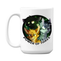 Power Of Three 15 Oz Coffee Mug | Artistshot