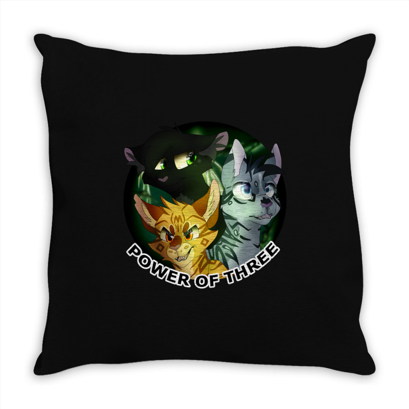 Power Of Three Throw Pillow | Artistshot