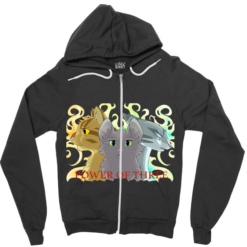 Power Of Three Zipper Hoodie | Artistshot