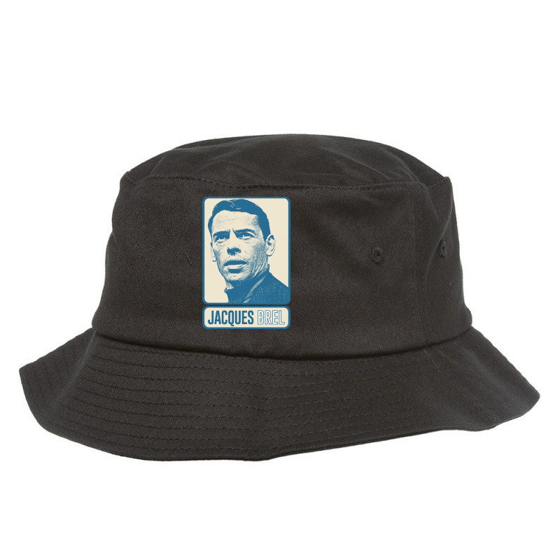 Jacques Brel ? Vintage Look Fan Design-xrkt2 Bucket Hat by Quick Scully | Artistshot