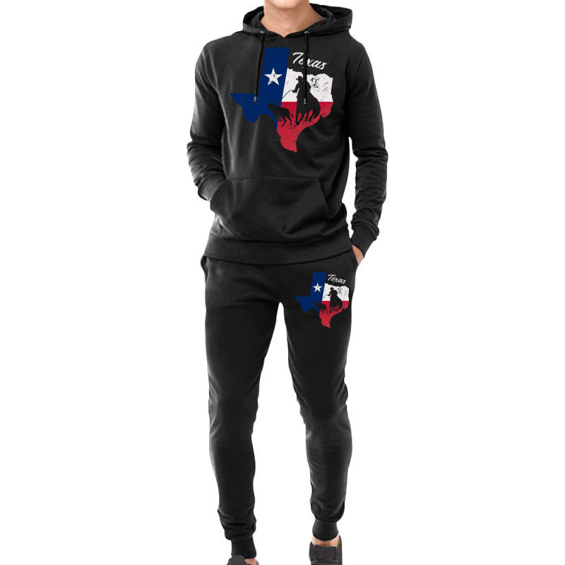 Texas State Star Flag T Shirt Hoodie & Jogger Set | Artistshot