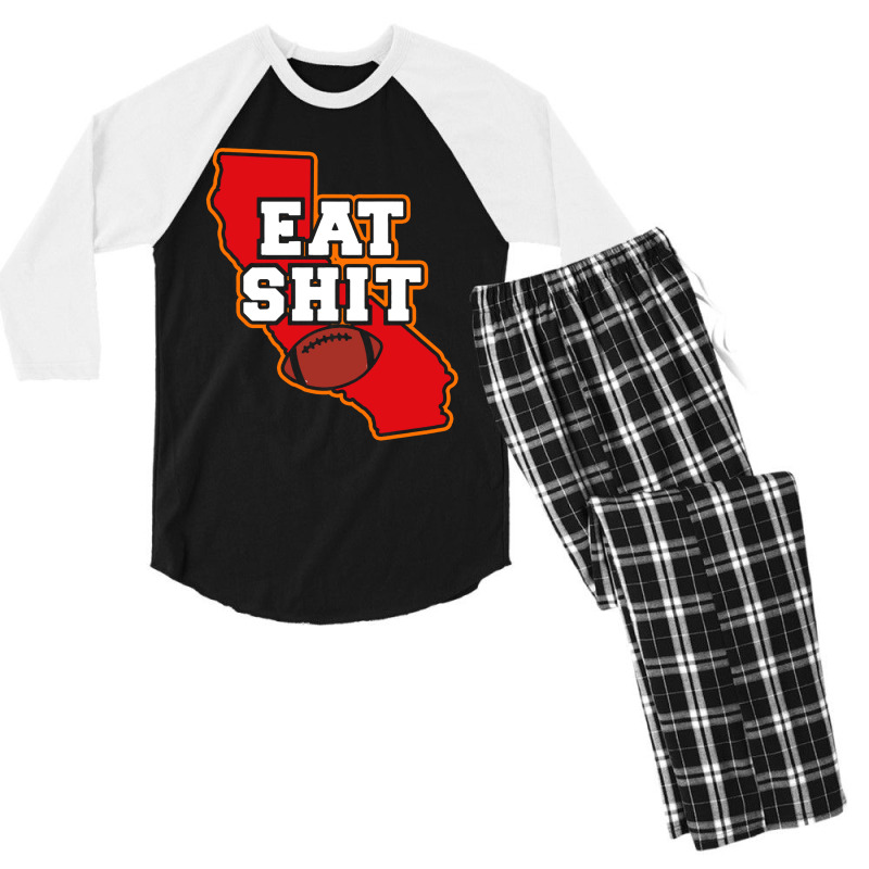 Eat Shit Usc Men's 3/4 Sleeve Pajama Set | Artistshot