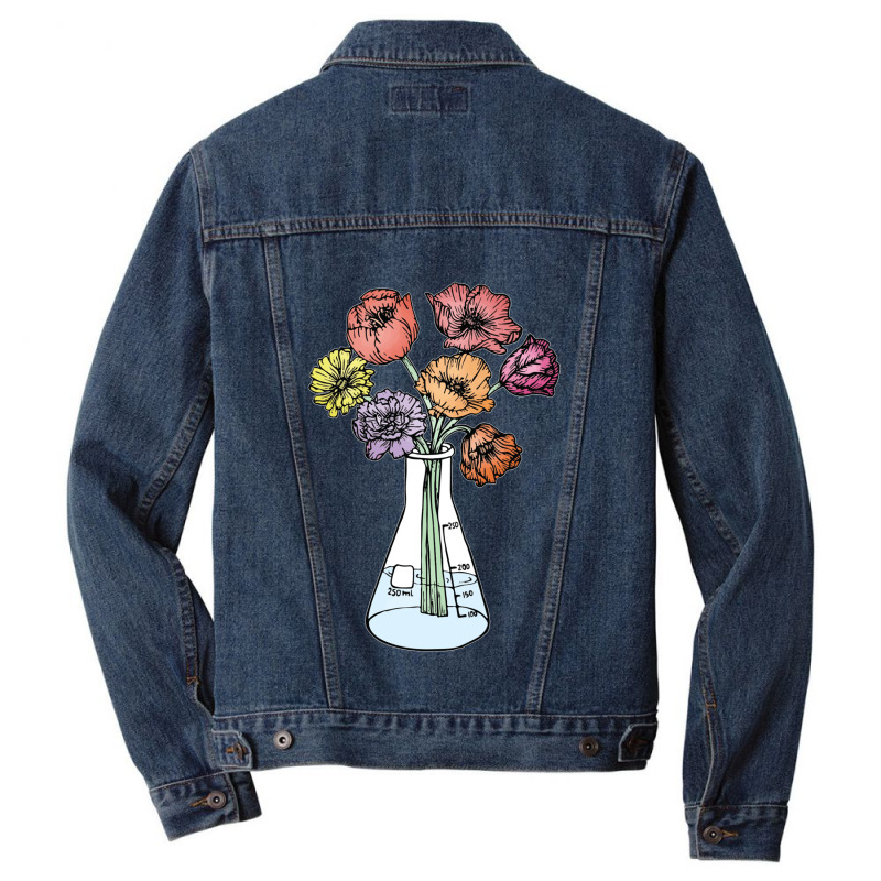 Erlenmeyer Bouquet Men Denim Jacket by ROMAINEDWILEY | Artistshot