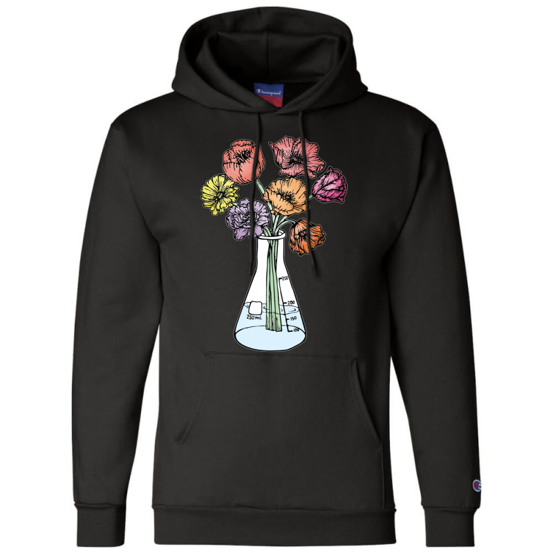 Erlenmeyer Bouquet Champion Hoodie by ROMAINEDWILEY | Artistshot