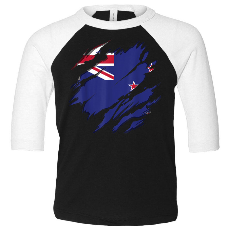 Flag Identity Pride Heritage New Zealand Toddler 3/4 Sleeve Tee | Artistshot