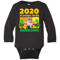 Booba 2020 Is Going To Be Awesome Children Boys Girls Long Sleeve Baby Bodysuit | Artistshot