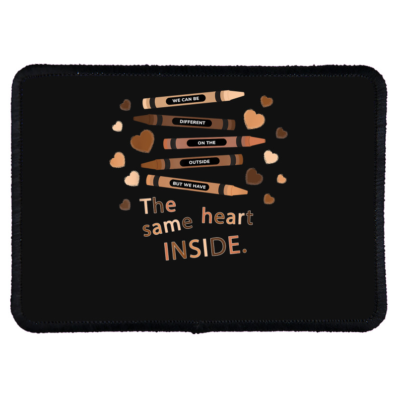 The Same Heart Inside - History Month Black Lives Matter Blm New Year Rectangle Patch | Artistshot